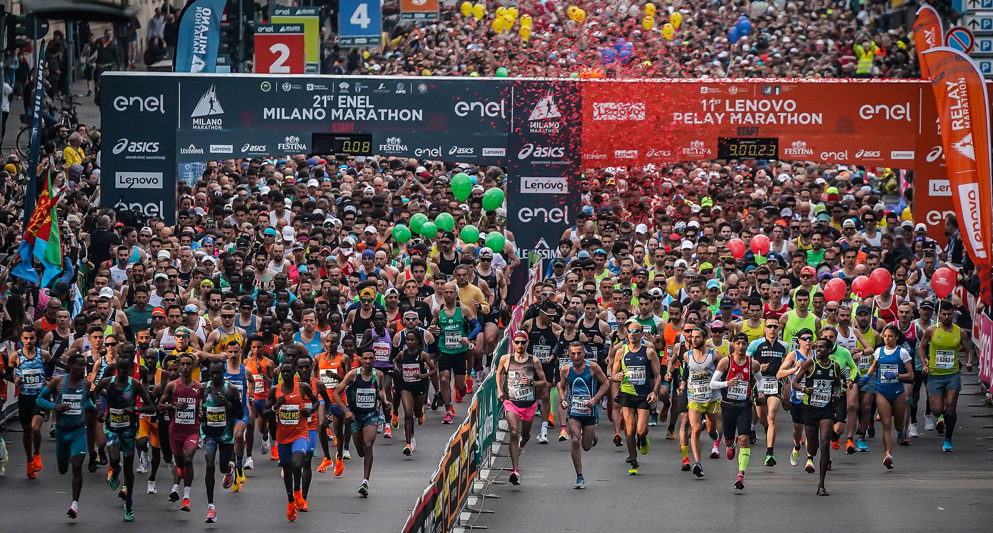 Huge success for the Enel Milano Marathon and the Lenovo Relay Marathon  2023 - Milano Marathon 2024